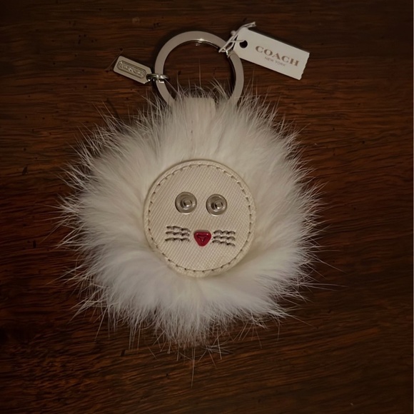 Coach Accessories - Coach Cat Keychain Key Fob